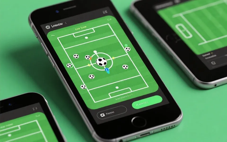 多屏比分直播布局示意图